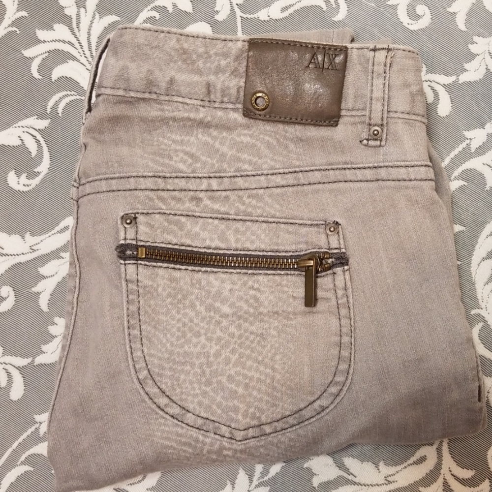 Armani Exchange RN 91714 Straight Leg Jeans Size 2